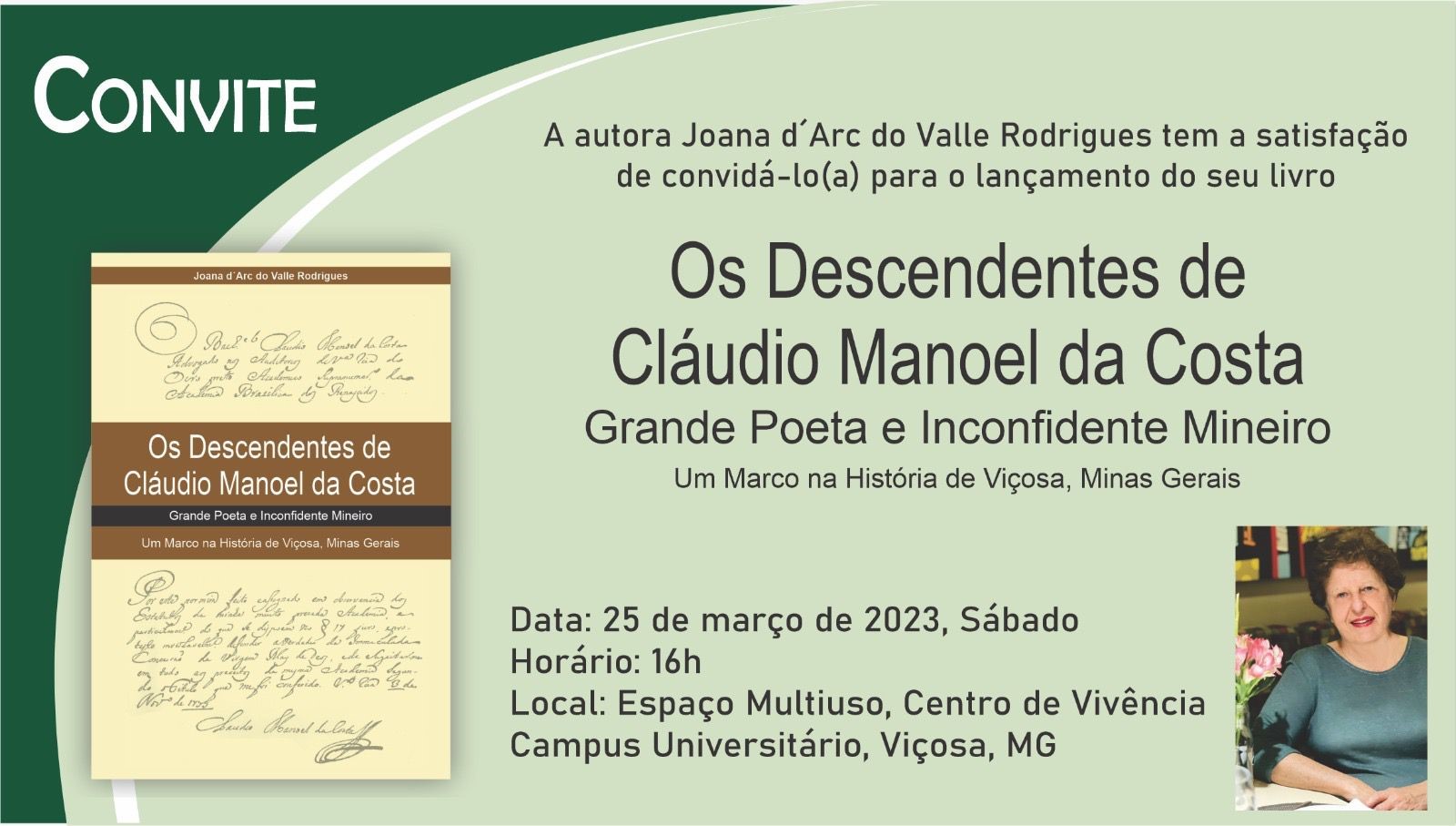 Os Descendentes de Cláudio Manoel da Costa